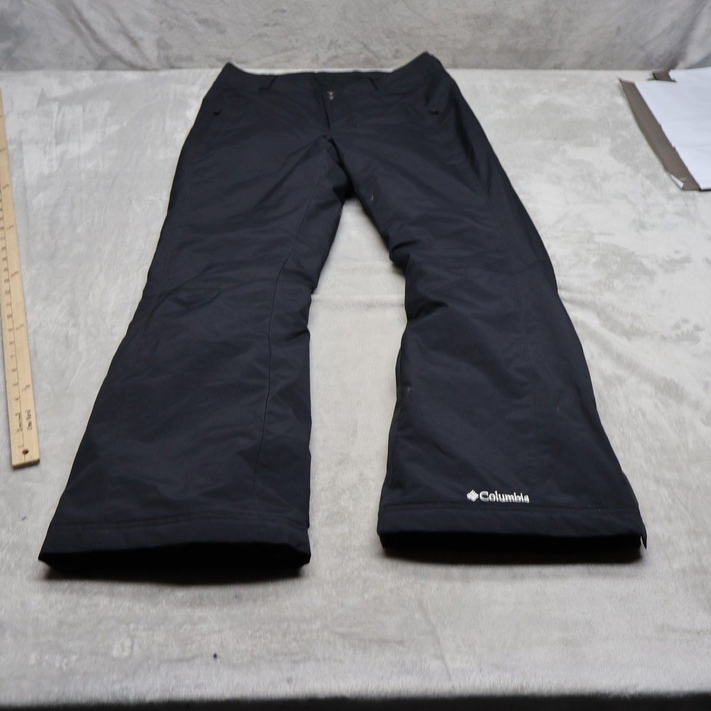 Columbia Snow Pants Womens Medium Black Modern Mountain 2.0 Ski Insulated 33x31
